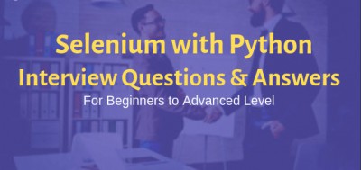 Selenium using Python Interview questions